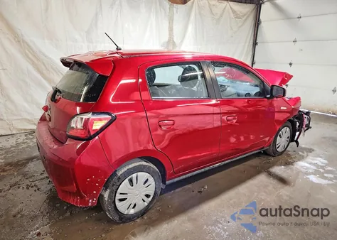 2021 Mitsubishi Mirage Es из США, поврежденный, VIN ML32AUHJ5MH007255